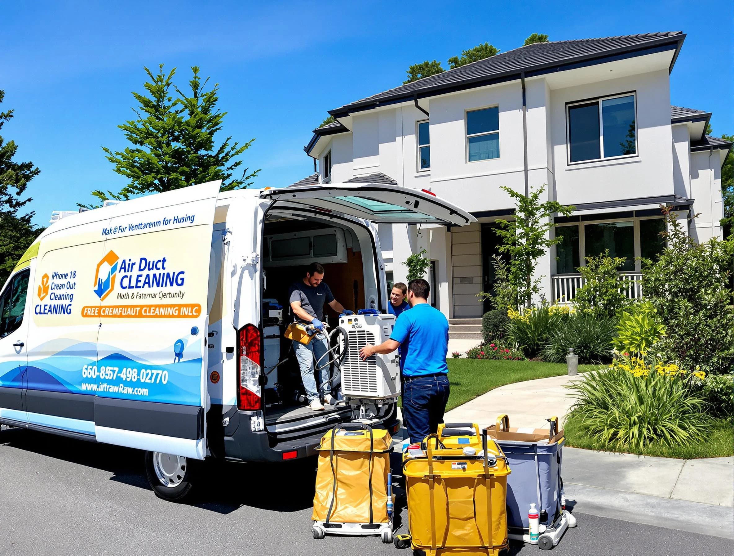 Helena Air Duct Cleaning technician performing professional air duct cleaning in Helena