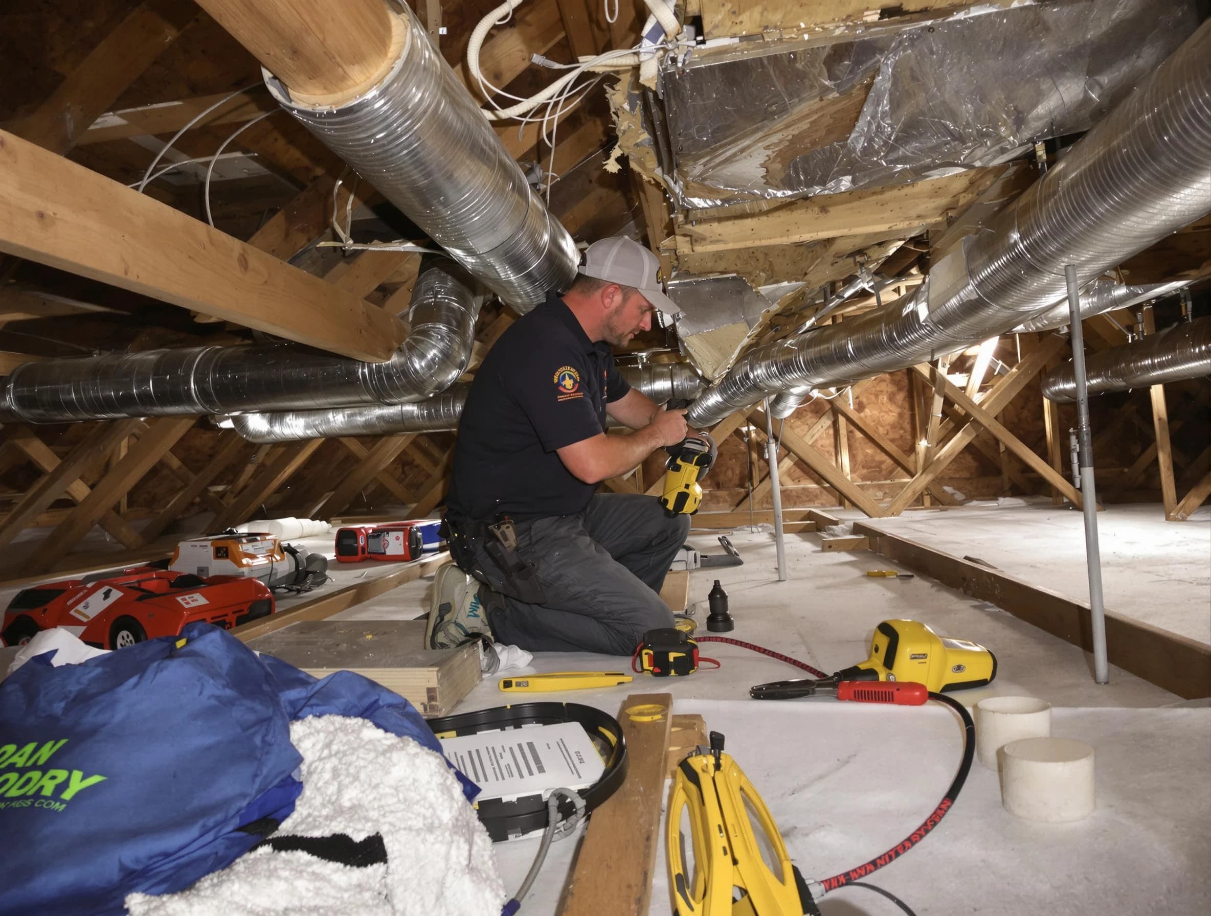 Professional air duct repair by Helena Air Duct Cleaning in Helena