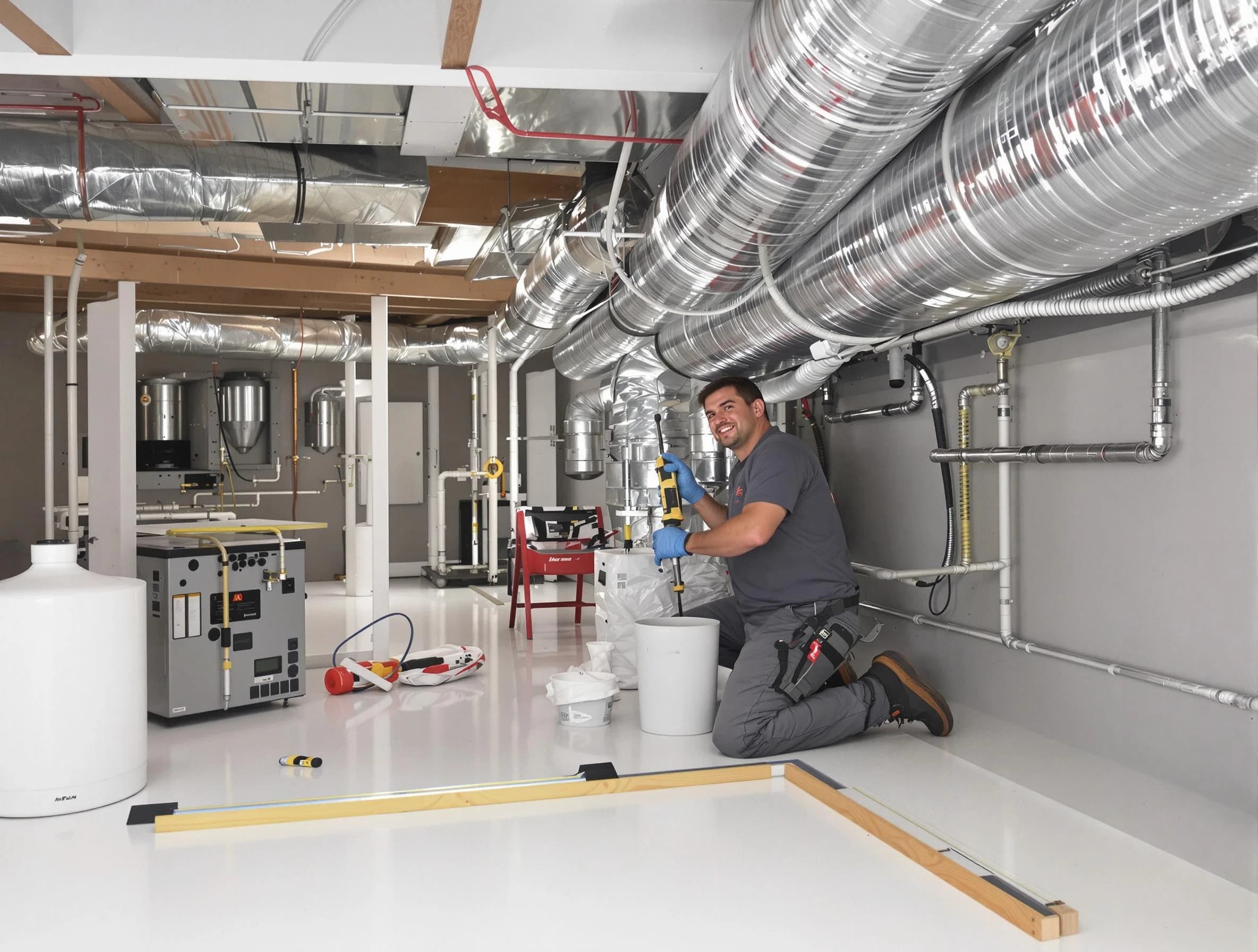 Professional duct sealing service by Helena Air Duct Cleaning in Helena