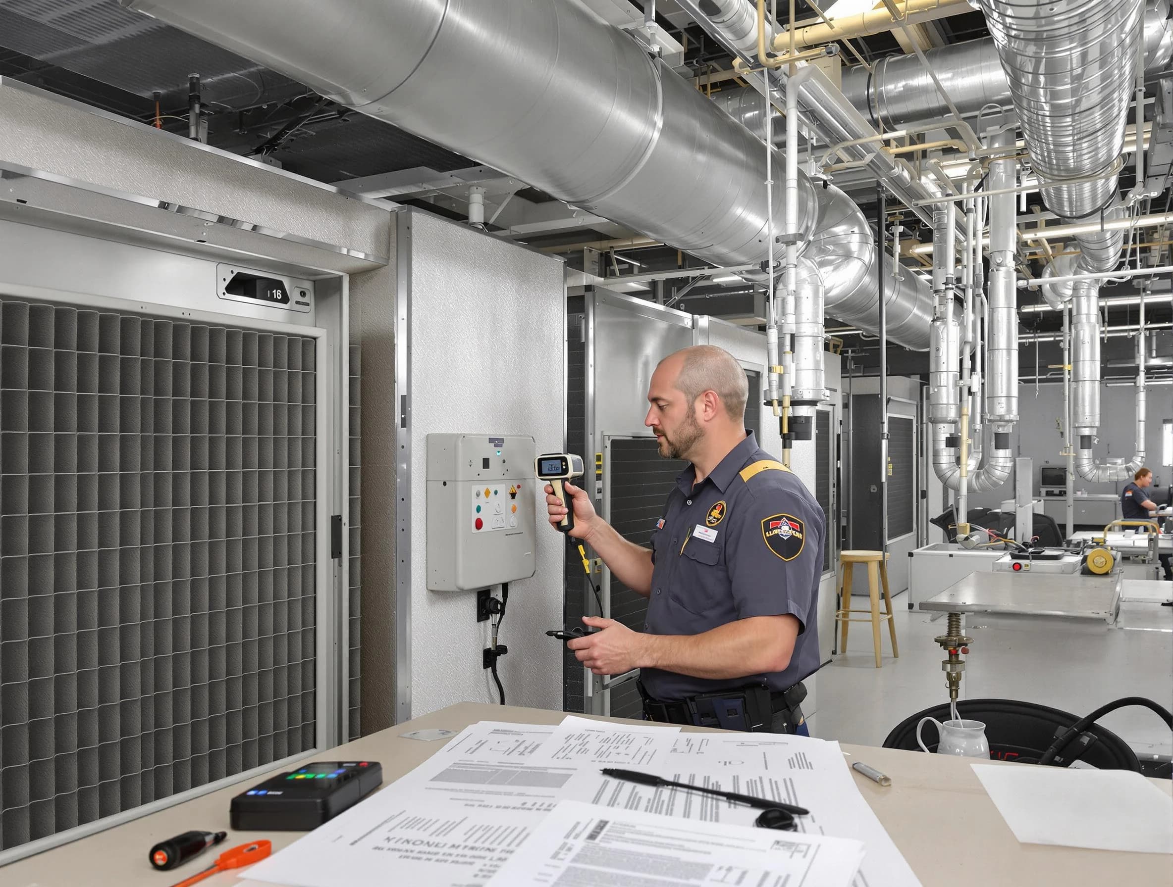 Professional filter system inspection by Helena Air Duct Cleaning in Helena