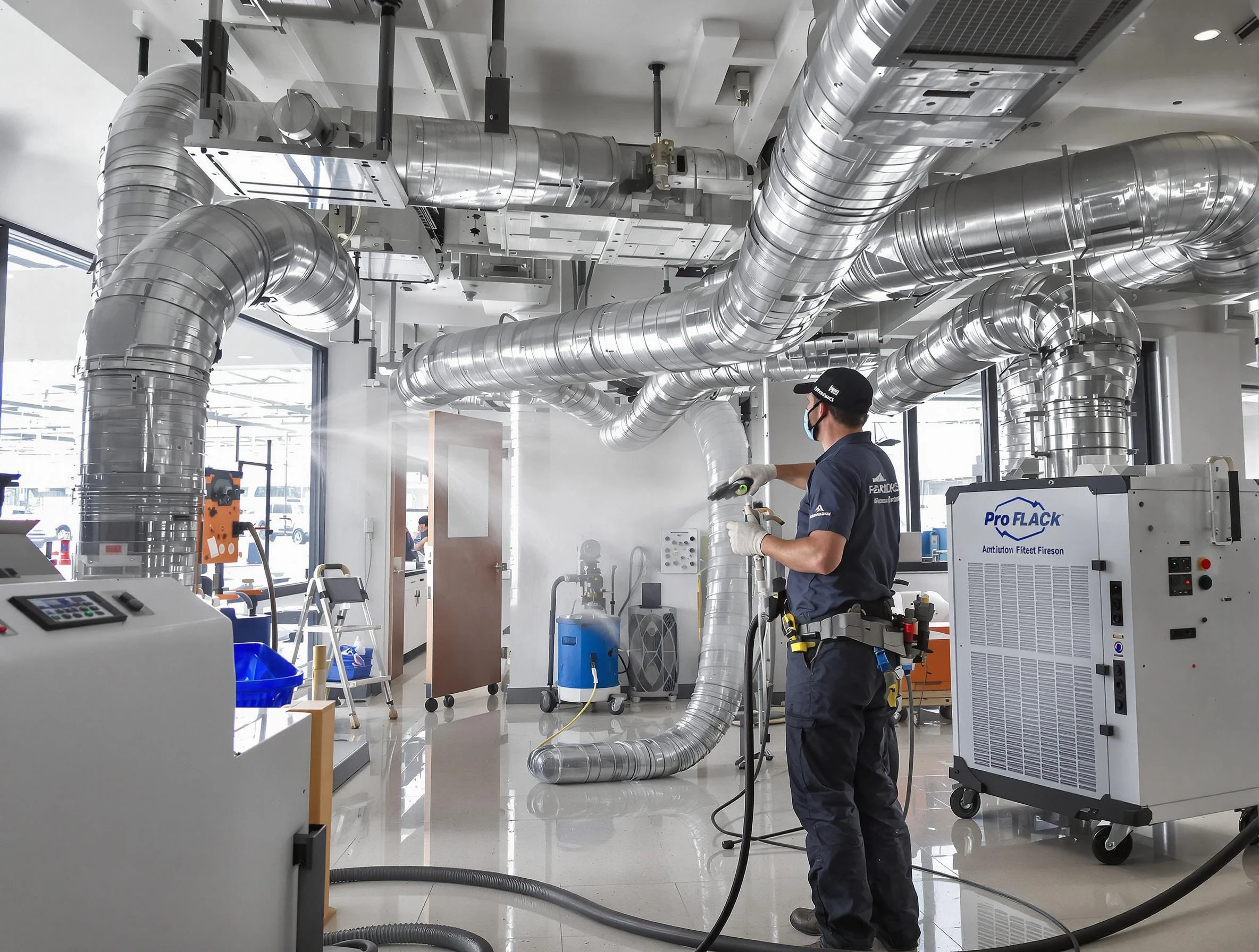 Negative Pressure Air Duct Cleaning in Helena