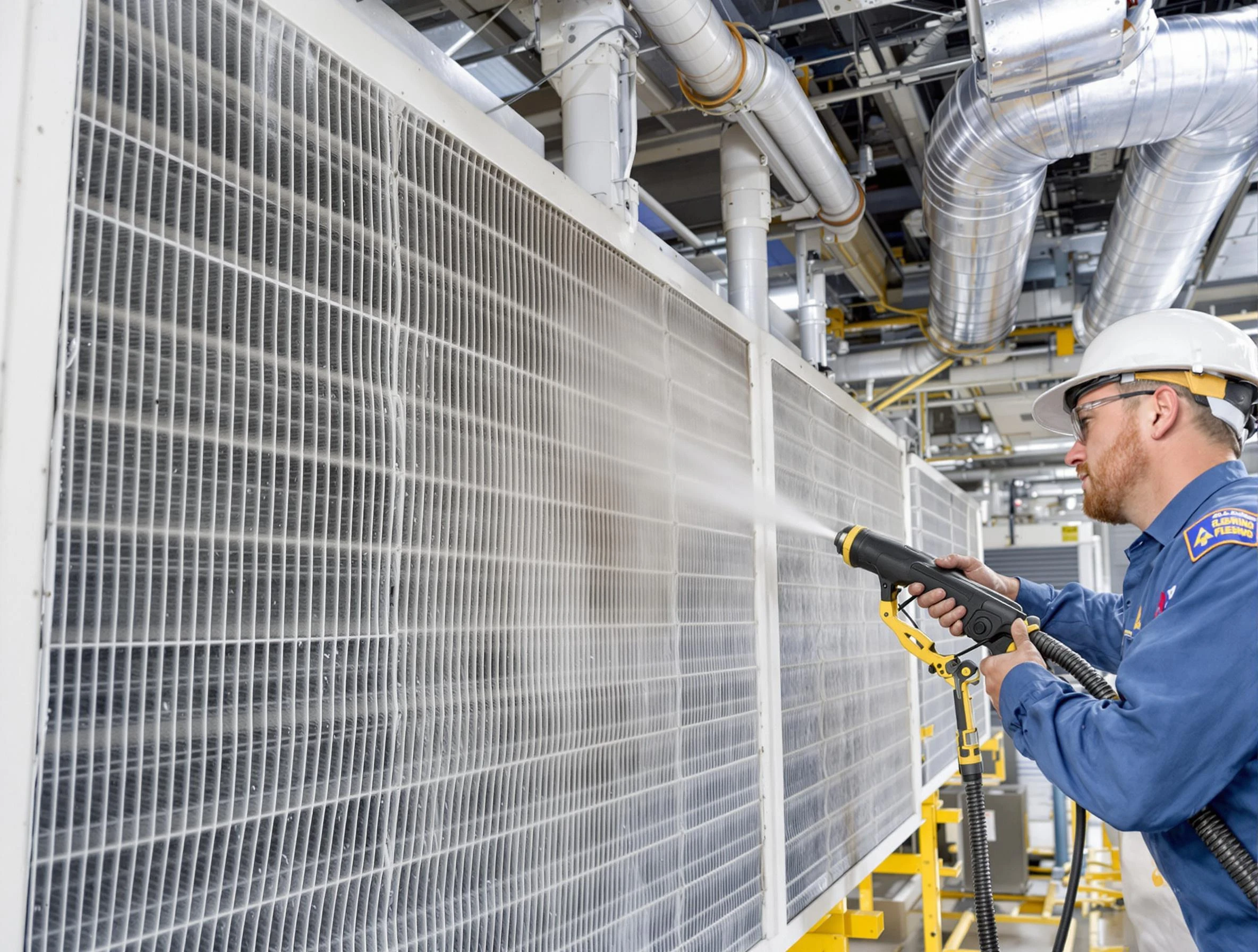 Professional commercial coil cleaning by Helena Air Duct Cleaning in Helena